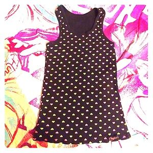 Candie's heart polka dot tanktop